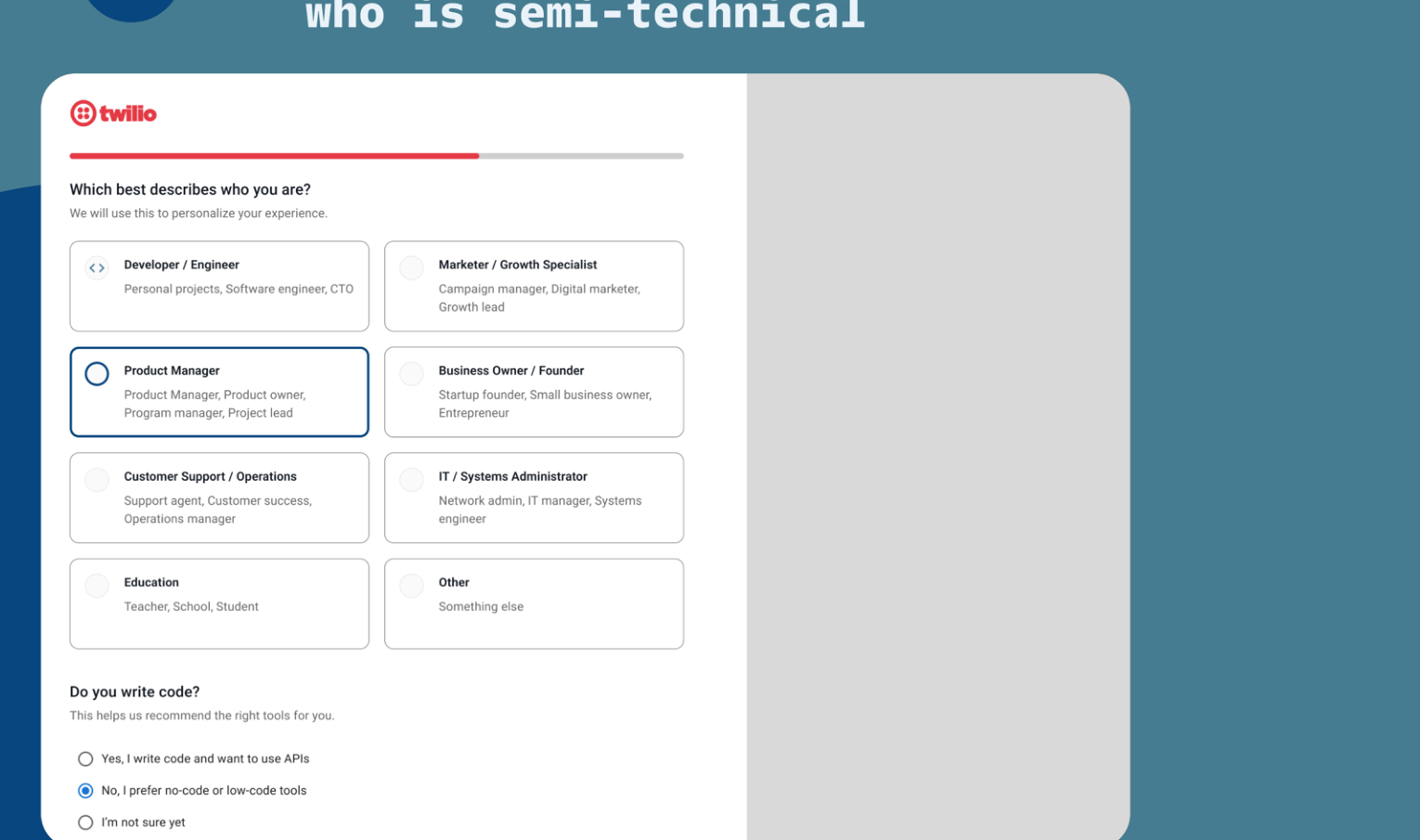 Onboarding step 3, name your workspace