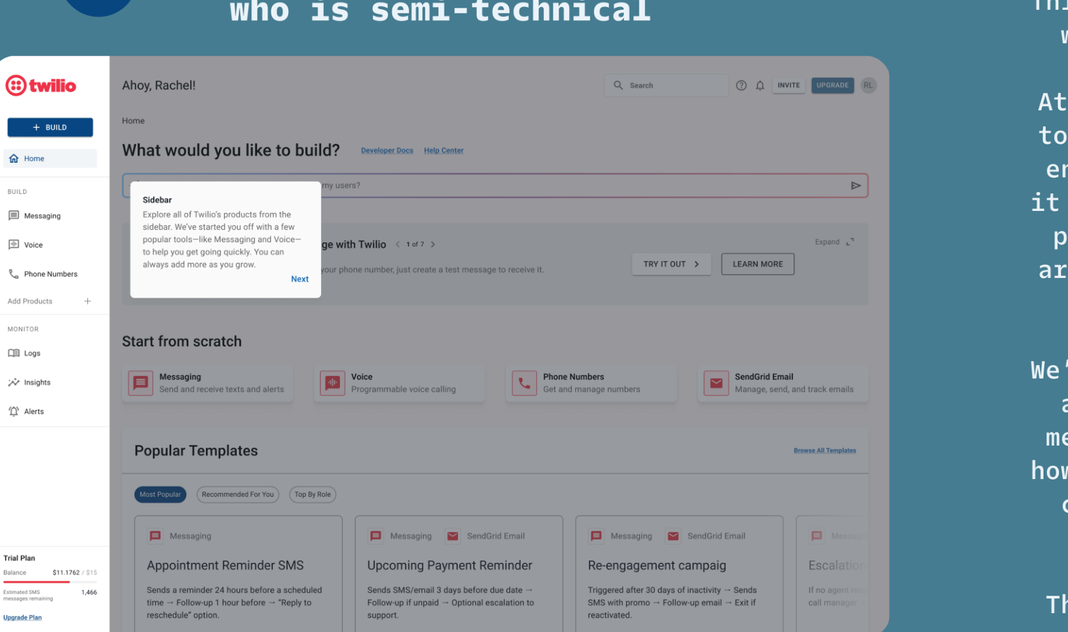 Onboarding step 6, code sample